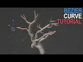 Modelling a Tree in Blender Blender bezier curve tutorial
