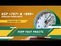 USP 797 800 Update Highlights FSHP Fast Phacts