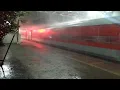 Download Lagu Dangerous Sampoorna kranti express in heavy rain at full speed, flat 130kmph...