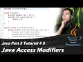 HOW to use ACCESS MODIFIERS in Java CodeLikeLD Tagalog JAVA Tutorial