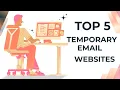 Best Temporary Email Sites Stay Anonymous Online