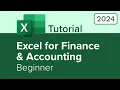Excel for Finance and Accounting Beginner Tutorial