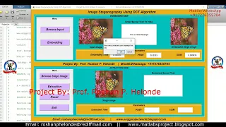 DCT Based Image Steganography Image Steganography Using DCT Algorithm IEEE Based Project