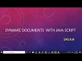 Dynamic Documents with Java Script1