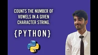 Counting Vowels in a String Using Python Python Programming Tutorial