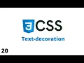 CSS Text Decoration text decoration tutorial css tutorial for beginners in hindi - Web Boss