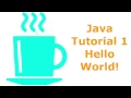 Java text calculator Tutorial 1 Hello World