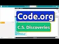 Code org Lesson 5 8D Variables Answer Tutorial CS Discoveries 3b AI Discoveries 4b
