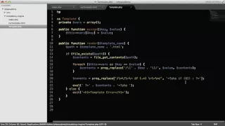 PHP Tutorials Create a Template Engine Part 2 2