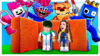 СТРОЙ СТЕНЫ ЧТОБЫ ВЫЖИТЬ от МОНСТРОВ в РОБЛОКС ROBLOX 