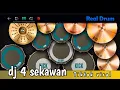 Lagu 16 BARIS | 4 SEKAWAN DARI SERAWAK | REAL DRUM COVER
