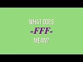 Startup Dictionary What does FFF mean SCALE