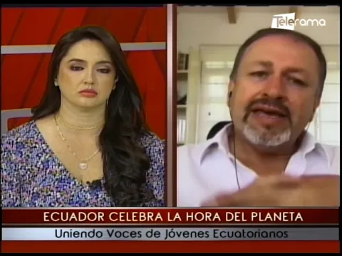 Ecuador celebra la hora del planeta Uniendo Voces de Jóvenes Ecuatorianos
