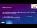 How to use print function part 1 visual studio