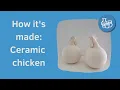 Live tutorial keramiek kip maken ceramic chicken door Jessy Kok bij Atelier-Bertina