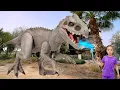 Lagu Dinosaurussen voor kinderen | Stephi brengt haar dinosaurussenspeelgoed tot leven!