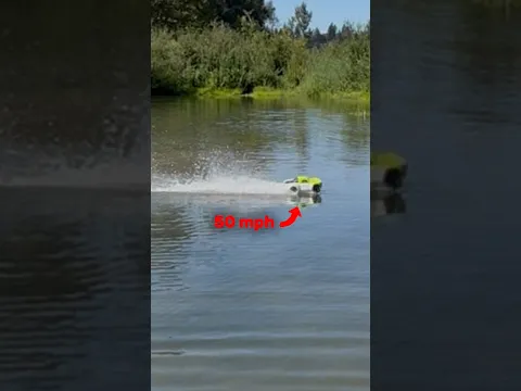 Can a 50 MPH Toy Car Drive on Water?