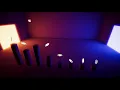 Unity Visualization - Small Spectrum Analyzer with flying happy rice