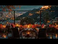 Download Lagu Los Angeles Rooftop Café Autumn Jazz Evening ☕ Relaxing Jazz Background Music for Study \u0026 Focus