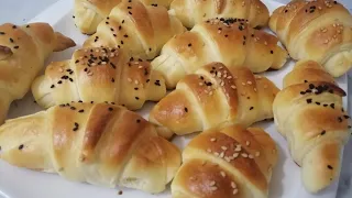 طريقه عمل كرواسون بالجبنه أسهل واحسن طريقه 