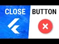 Flutter CloseButton Widget