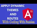 Angular 15 From Zero For Beginners Part 1-Apply Dynamic Theme