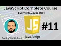 JavaScript Complete Course Events in JavaScript CodingWithRohani
