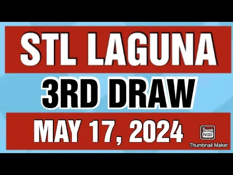 Download MP3 STL LAGUNA RESULT TODAY 3RD DRAW MAY 17, 2024  8PM