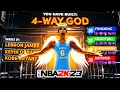 NEW 4-WAY GOD BUILD IS THE BEST BUILD IN NBA 2K23 NEW BEST GAME BREAKING BUILD IN NBA 2K23