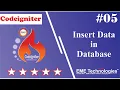 How to Insert Data in Database with Codeigniter