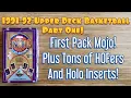 1991-92 Upper Deck Basketball Box Break PART ONE First Pack MJ Mojo More HOFers and Holograms