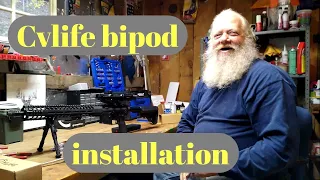 CVlife 3in1 bipod installation on a radical firearm 556 rifle simple installation