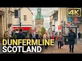 Exploring Dunfermline Scotland 4K Walking Tour