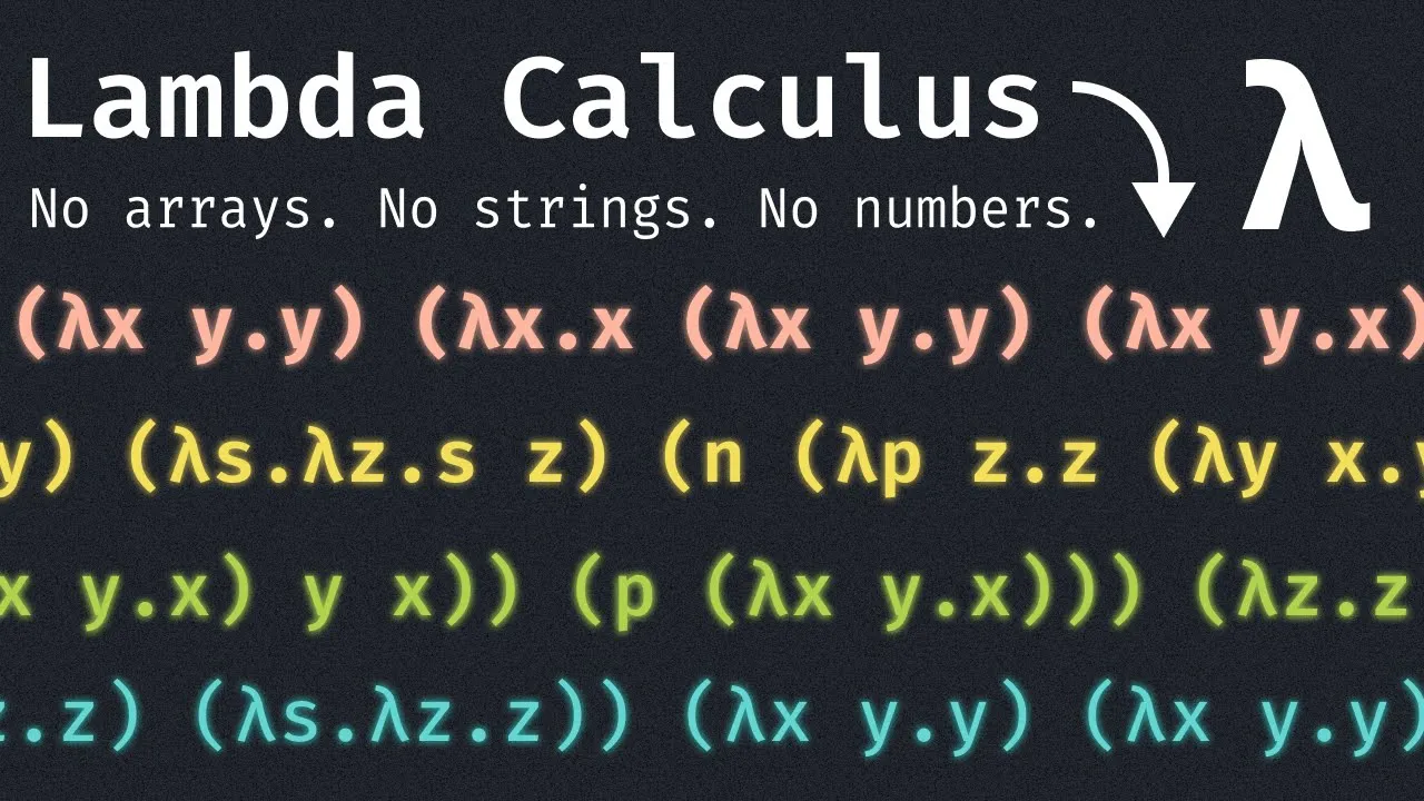 Learn Lambda Calculus: The language with ONLY FUNCTIONS