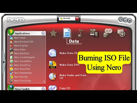 Download MP3 How To Burn ISO File To CD Or DVD Using Nero 7 Full Process | Burning an ISO File Using Nero