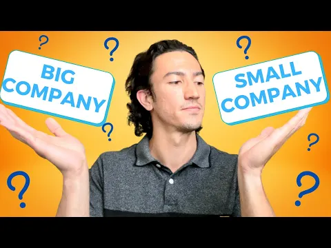 Download MP3 Should You Work for a Big Company or a Small Company? [Deep Dive Comparison]