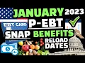 P EBT 2022 SNAP BENEFITS FOR DECEMBER 2022 JANUARY 2023 MISSOURI FLORIDA IDAHO ARKANSAS
