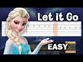 Download Lagu Frozen - Let it Go - EASY Guitar tutorial (TAB)