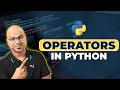 Python Tutorial for Beginners Operators in Python