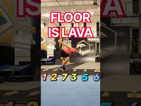 FLOOR IS LAVA CHALLENGE 😱