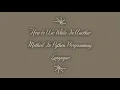 How to Use While In Another Method In Python Programming Language - MDP Versatile
