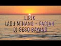 COVER LAGU MINANG - PADIAH DI SESO BAYANG