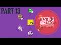 Part 13 Testing instance methods Unit testing nodejs apps Testing Javascript Introduction