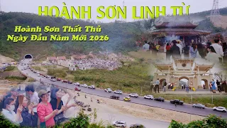 Hàng Trăm Ngàn Người Trong Ngày Đầu Năm Mới Viếng Đền Thờ "Thánh Mẫu Liễu Hạnh" Bên Dãy Hoành Sơn