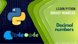 Decimal Module in Python Python Decimal Numbers Modules in python CodeMode