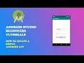 Android Studio Beginners Tutorials - Creating a Simple Android APP NEW