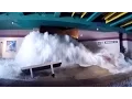 Eart uake Universal Studios Tour On-Ride Experience POV w Fire Water and Disasters