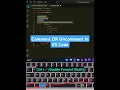 How to comment or uncomment multiple lines in VS Code