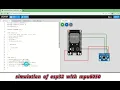 simulation of esp32 with mpu6050 simulation of esp32 with gyroscope and accelerometer