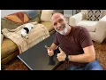 Easy DIY How to Cover Coffee Table With Contact Paper - My Dog Helped Supervise It s That Easy